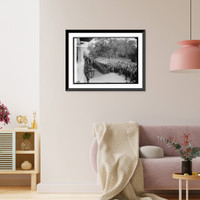 Historic Framed Print, Coolidge & World Dairy Conf., [10/3/23],  17-7/8" x 21-7/8"