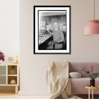 Historic Framed Print, H.A. Curran, 6/16/23,  17-7/8" x 21-7/8"