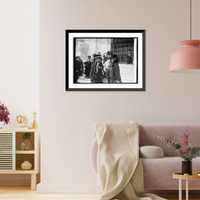 Historic Framed Print, Mrs. Hughes, Miss. Boardman, Mrs. Lansing, 10/12/23,  17-7/8" x 21-7/8"