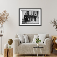 Historic Framed Print, Gridiron Club group, 10/17/23,  17-7/8" x 21-7/8"