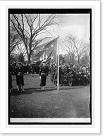 Historic Framed Print, Marines review White Lot,  17-7/8" x 21-7/8"