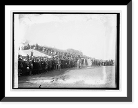 Historic Framed Print, Geo. Wash. Memorial cornerstone laying, 11/1/23 - 2,  17-7/8" x 21-7/8"