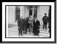 Historic Framed Print, Billy Sunday at White House,  17-7/8" x 21-7/8"