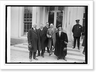 Historic Framed Print, Billy Sunday at White House,  17-7/8" x 21-7/8"