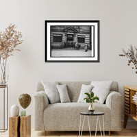 Historic Framed Print, Coolidge & Harding Memorial group, 11/15/23 - 2,  17-7/8" x 21-7/8"