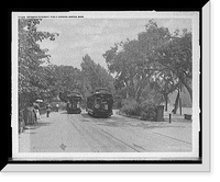 Historic Framed Print, Entrance to subway, Public Gardens [i.e. Garden], Boston, Mass.,  17-7/8" x 21-7/8"