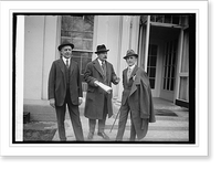 Historic Framed Print, H.N. Randolph, Guszon Bolglum, H.S. Edwards, 11/22/23 - 2,  17-7/8" x 21-7/8"
