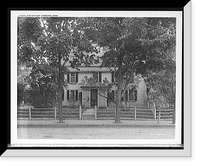 Historic Framed Print, [Cooper-Frost-] Austin House, Cambridge, Mass.,  17-7/8" x 21-7/8"
