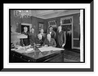 Historic Framed Print, Naval Bd. on artic exploration, 12/4/23,  17-7/8" x 21-7/8"