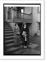 Mrs. Chas. E. Dietrich & Mrs. Pinchot, 12/7/23 Classic, Vintage Poster