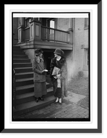 Mrs. Chas. E. Dietrich & Mrs. Pinchot, 12/7/23, Historic Print