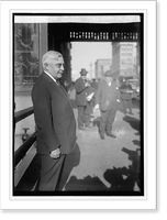 Historic Framed Print, Wm. H. Butler of Mass., 12/1/23,  17-7/8" x 21-7/8"