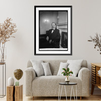 Historic Framed Print, Hubert D. Stevens of Miss.,  17-7/8" x 21-7/8"
