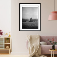 Historic Framed Print, Community Christmas tree, [12/24/23] - 2,  17-7/8" x 21-7/8"