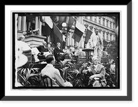 Historic Framed Print, Wilson, Flag Day, June 1914 - 5,  17-7/8" x 21-7/8"