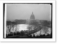 Historic Framed Print, U.S. Capitol, [Washington, D.C., 2/26/24],  17-7/8" x 21-7/8"