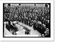 Harding memorial ceremonies, 2/27/24 - 2, Historic Print