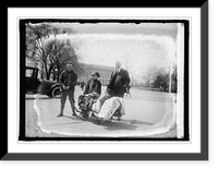 Sen. Ball with Mr. & Mrs. Geo. A. Naulty, 4/19/24, Vintage Wall Art