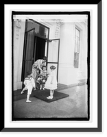 Historic Framed Print, Mrs. Coolidge, May Day, 1924 - 2,  17-7/8" x 21-7/8"