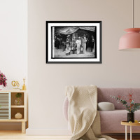 Four women dressed in costumes, 5/12/24, Antique Wall Art
