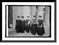 Historic Framed Print, American University Graduation #2,  17-7/8" x 21-7/8"