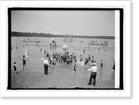Push ball at Tidal Basin, 7/10/24, Antique Print
