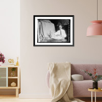 Historic Framed Print, Chas. H. Gilmore, Curator, Smithsonian Institution, 7/18/24,  17-7/8" x 21-7/8"