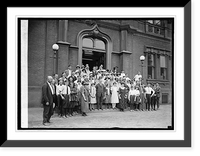 Historic Framed Print, Sec. Wallace & agricultural clubs of Alamance County, North Carolina, 8/2/24,  17-7/8" x 21-7/8"