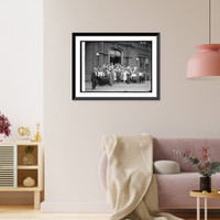 Historic Framed Print, Sec. Wallace & agricultural clubs of Alamance County, North Carolina, 8/2/24,  17-7/8" x 21-7/8"