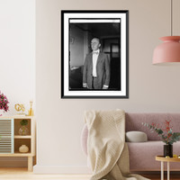 Historic Framed Print, Guy C. Riddel, Chief of Minerals, [...] Dept. of Commerce, 8/22/[24],  17-7/8" x 21-7/8"