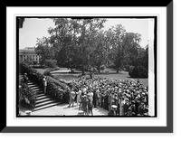 Historic Framed Print, Coolidge addressing [...],  17-7/8" x 21-7/8"