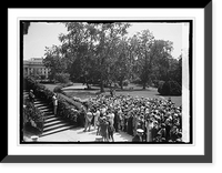 Historic Framed Print, Coolidge addressing [...],  17-7/8" x 21-7/8"