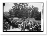 Historic Framed Print, Coolidge addressing [...],  17-7/8" x 21-7/8"