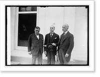 Historic Framed Print, Cong. H.W. Watson, C.D. Xanothopoulos & Jean Counouriotis, brother of Pres. of Greece, 9,  17-7/8" x 21-7/8"