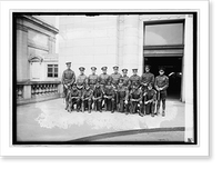 Historic Framed Print, Riflemen of Engineer Corps, Dist. of Col. Natl. Gaurds at Union Station, [Washington, D.,  17-7/8" x 21-7/8"