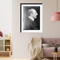Paul Nash, profile portrait, copyright: Harris & Ewing.Harris & Ewing, Vintage Poster