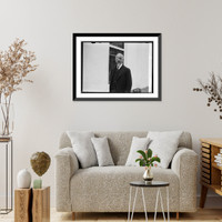 Historic Framed Print, Jean Counouriotis, brother to Pres. of Greece at White House, [Washington, D.C.], 9/3/24,  17-7/8" x 21-7/8"