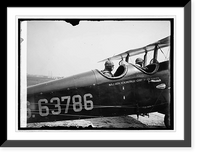 Historic Framed Print, Maj. Gen. M.M. Patrick at Bowling Field [i.e., Bolling Field, Washington, D.C]; Capt. St,  17-7/8" x 21-7/8"