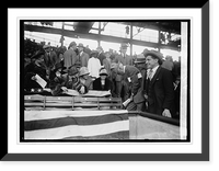 Judge Landis signing scorecards for fans at World Series, 10/10/24, Vintage Poster