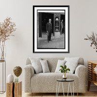 Historic Framed Print, Jno. W. Davis at Dem. hdqrts., [9/27/24],  17-7/8" x 21-7/8"