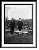 Historic Framed Print, Wilburn & Lejeune at Quantico - C.U. football game, [10/4/24] - 2,  17-7/8" x 21-7/8"