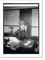 Black & White Photo - Mrs. Wm. McMillian Adams at Dem. hdqrts, 1924