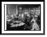 Historic Framed Print, Frank N. Sheppard, Natl. Bankers Ass'n. before Borah Slush Fund Com., 10/23/24,  17-7/8" x 21-7/8"