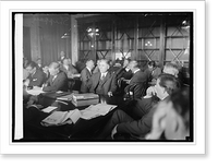 Historic Framed Print, Frank N. Sheppard, Natl. Bankers Ass'n. before Borah Slush Fund Com., 10/23/24,  17-7/8" x 21-7/8"