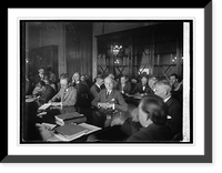 Historic Framed Print, Chas. B. Hilles of New York before Borah Slush Fund Com., 10/23/24,  17-7/8" x 21-7/8"