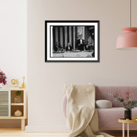 Historic Framed Print, Coolidge at Golden Rule Near East dinner, [10/24/24],  17-7/8" x 21-7/8"