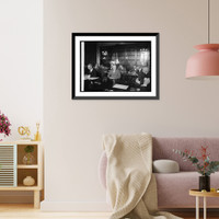 Historic Framed Print, W.W. Atterberry, Vice Pres. Pa. Railroad before Borah Slush Fund Com., 10/24/24,  17-7/8" x 21-7/8"