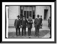 Francis C. Jenkins, David Sarnoff? Geo. O. Squier, Sec. Hoover, 10/7/24 Classic, Vintage Print