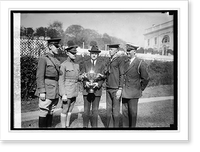 Maj. Paul Baade, Serg. H.O. Troupe, Coolidge, Cox, C.A. Ezell, Lt. Com. H.V. Bryan, 10/1, Historic Reproduction