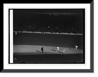 Historic Framed Print, Southworth out at 2nd., World Series, 10/9/24,  17-7/8" x 21-7/8"